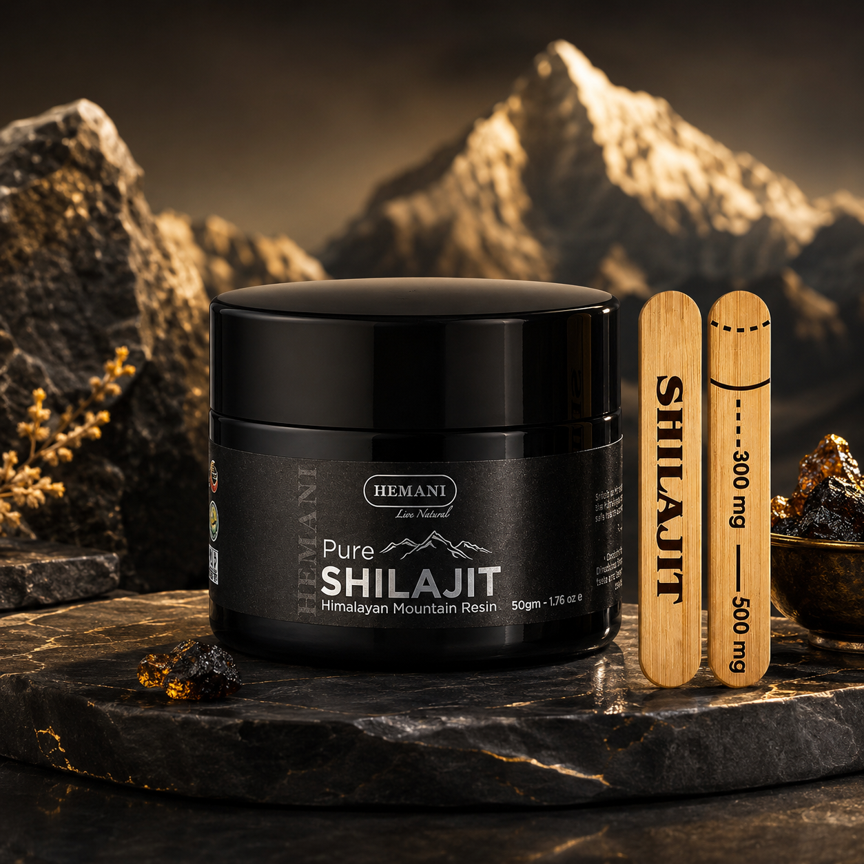 Pure Shilajit – Energjia Natyrale nga Malet Himalaje