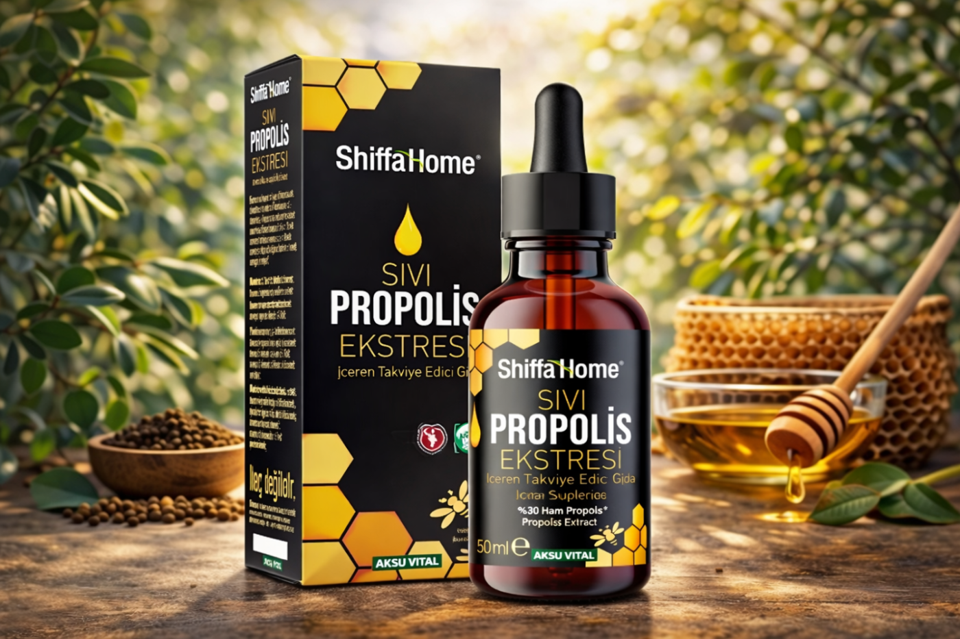 Propolis Ekstrakt i Lëngshëm – Mbrojtje Natyrale për Imunitet të Fortë