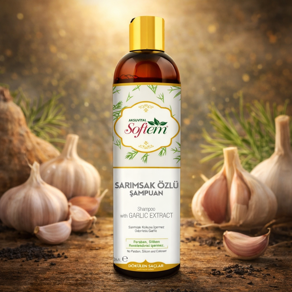 Shampoo me Hudhër (Garlic Extract) për rënie të flokëve