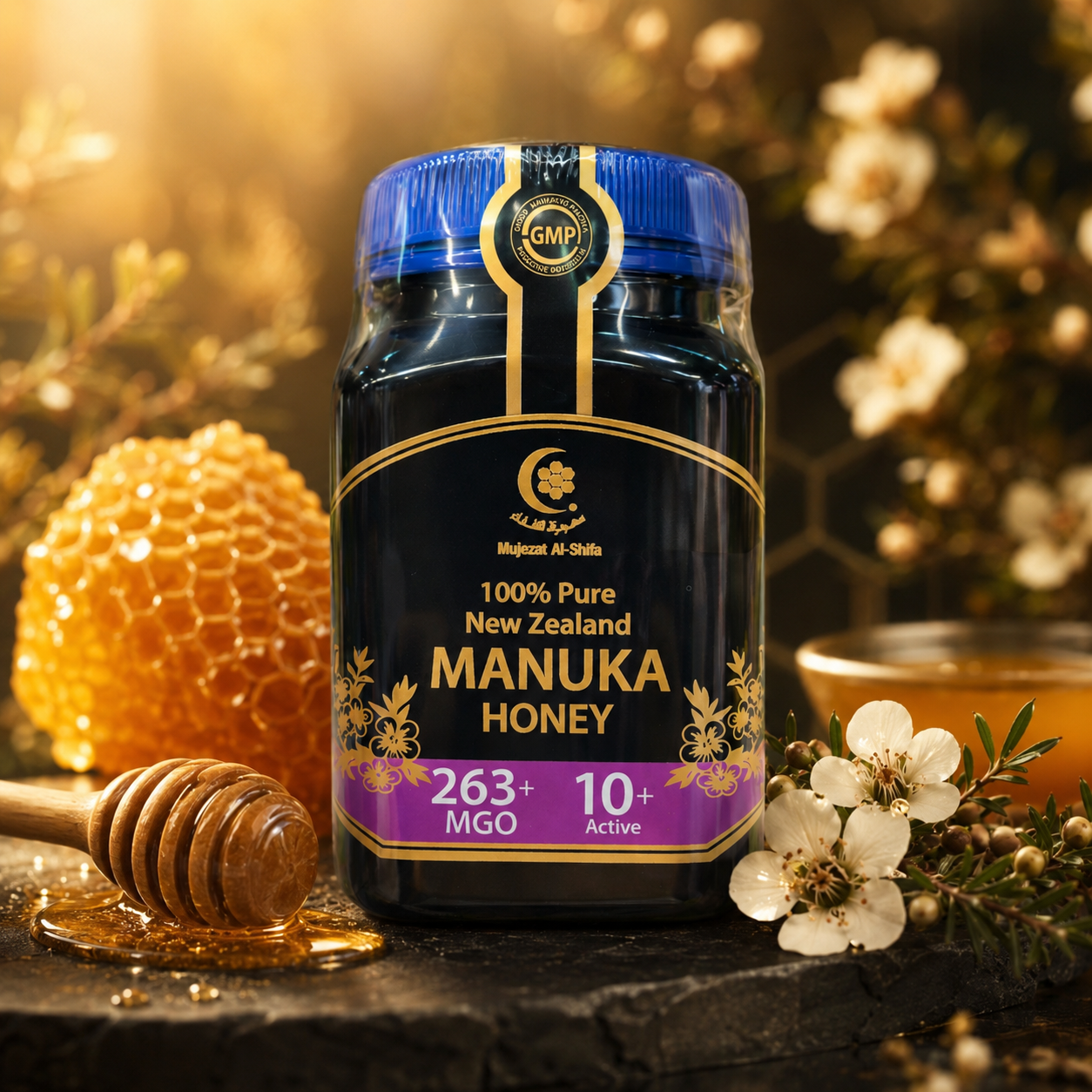 Manuka Honey MGO 263+ (Active 10+) – Mjaltë Premium nga Zelanda e Re